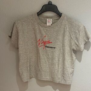 Gray Virgin Vancouver Crop Top